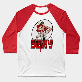 Enemy's Burgers Baseball T-Shirt